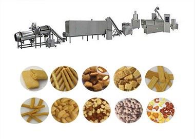 Puffed Corn Snack Food Extruder ishlab chiqarish liniyasi